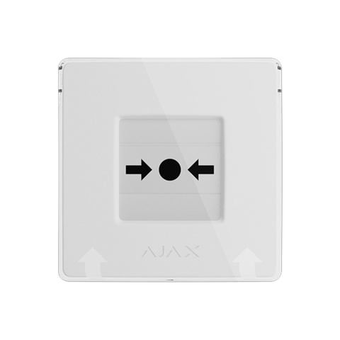 Convențional - Buton wireless Ajax Manual Call Point, alb, 866.0 - 922.0 MHz, resetabil, autonomie 7 ani