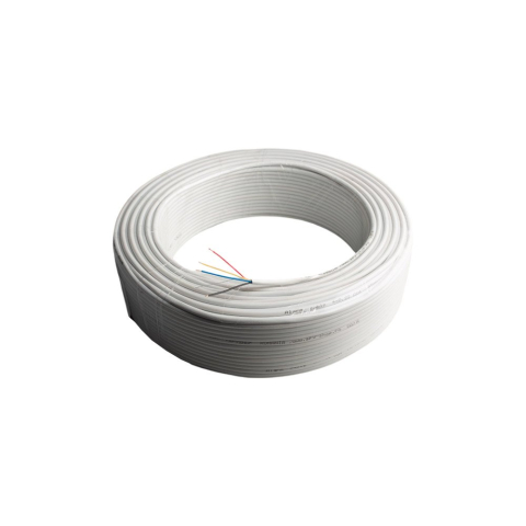Cabluri & Accesorii - Cablu de alarma CCA LinkPower LINK-CCA-ALARM04, 4 x 0.22, rola 100 m, alb