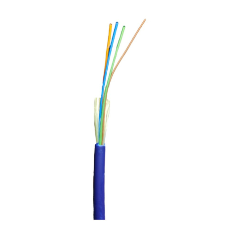 Cabluri & Accesorii - Cablu fibra optica interior LinkPower LINK-MONOFIBER4, 4 fibre, albastru, 300 metri