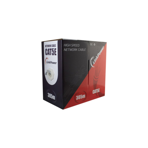 Cabluri & Accesorii - Cablu FTP CAT5E CCA LinkPower LINK-FTP-CCA-305, pret/305 m, gri