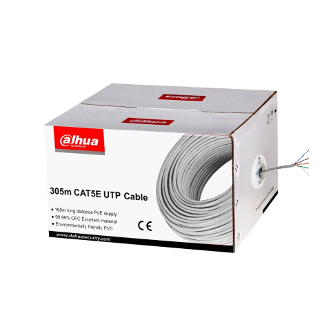 Cabluri & Accesorii - Cablu UTP CAT5E Cupru Dahua PFM920I-5EUN, pret / rola 305 m