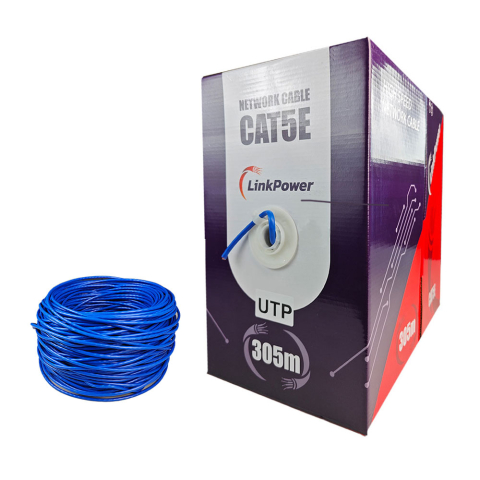 Cabluri & Accesorii - Cablu UTP CAT5E Cupru LinkPower LINK-UTP-305, pret/305 m
