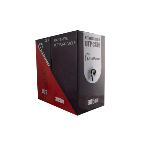 Accesorii Supraveghere - Cablu UTP CAT6 Cupru LinkPower LINK-UTP-CAT6-305, albastru