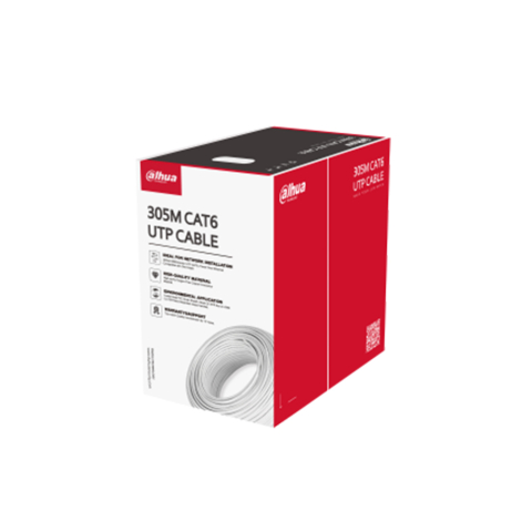 Cabluri & Accesorii - Cablu UTP CAT6 Dahua PFM920I-6UN-C, cupru, 305 m