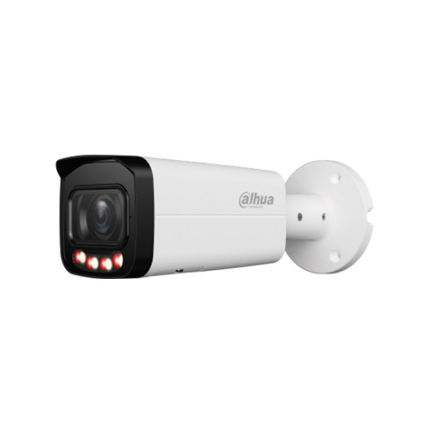 Supraveghere Video - Camera de supraveghere exterior IP cu iluminare duala Dahua WizSense IPC-HFW2649T-ZAS-IL, 6 MP, 2.7-13.5 mm, IR/Lumina alba 60 m, microfon si difuzor, slot card, ONVIF, PoE