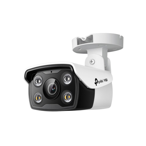 Camere bullet - Camera de supraveghere exterior IP Full Color TP-Link VIGI C340(2.8mm), 4 MP, 2.8 mm, IR/Lumina alba 30 m, PoE, microfon