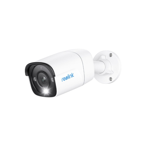 Camere bullet - Camera de supraveghere IP exterior Reolink RLC-1212A P340, 12 MP, lumina alba / IR 30 m, 2.8 mm, microfon, difuzor, slot card, PoE