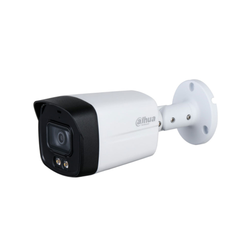 Speed dome - Camera supraveghere de exterior Dahua Starlight Full Color HAC-HFW1509TLM-A-LED, 5 MP, lumina alba 40 m, 3.6 mm, microfon