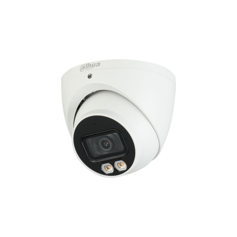 Camere dome - Camera supraveghere dome Dahua cu iluminare duala HAC-HDW1200T-IL-A-0280B-S6, 2 MP, IR/lumina alba 40 m, 2.8 mm