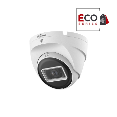 Camere dome - Camera supraveghere Dome Dahua Eco Series HAC-T2A51-U-0280B-S2, 5 MP, 2.8 mm, IR 30 m, HDCVI, PoC, IP67