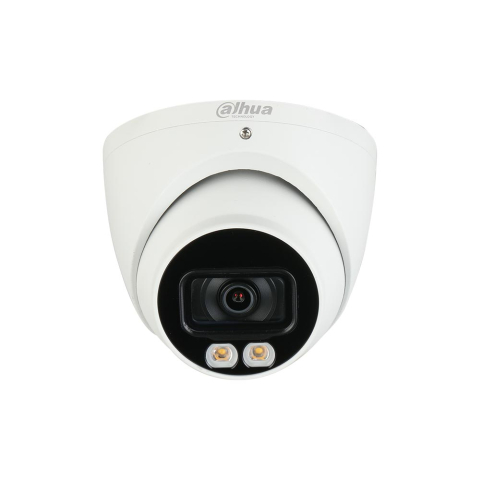 Camere dome - Camera supraveghere Dome Dahua Full Color HAC-HDW1809T-A-LED-0280B, 8 MP, lumina alba 40 m, 2.8 mm, microfon