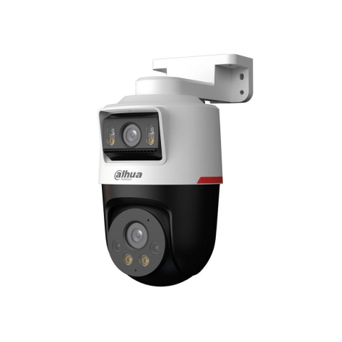 Speed dome - Camera supraveghere duala IP Speed Dome rotativa Dahua WizSense IPC-PTS2249B-E2-S-PV-PRO, 2 MP + 2 MP, 3.6 mm + 3.6 mm, lumina alba 30 m, slot card, microfon si difuzor, PoE