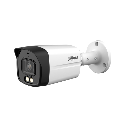 Speed dome - Camera supraveghere exterior cu iluminare duala Dahua HAC-HFW1509TLM-IL-A-0360B-S2, 5 MP, IR 40 m, lumina alba 40 m, 3.6 mm, microfon