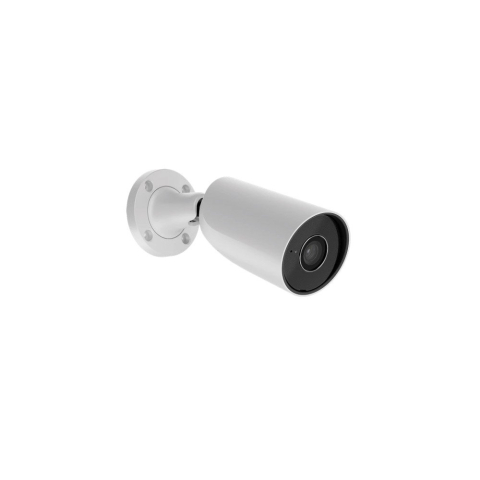 Supraveghere Video - Camera supraveghere exterior IP Ajax BULLETCAM-8-28-WH, 8 MP, 2.8 mm, IR 35 m, microfon, slot card, detectie om/vehicul/animal prin AI, PoE, alb