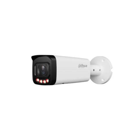 Camere bullet - Camera supraveghere exterior IP cu iluminare duala Dahua WizSense IPC-HFW2449T-ZAS-IL-27135, 4 MP, 2.7 mm - 13.5 mm, IR/lumina calda 60 m, slot card, microfon, PoE