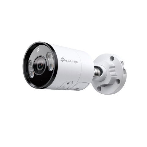 Camere bullet - Camera supraveghere exterior IP cu iluminare duala TP-Link Full-Color VIGI C355, 5 MP, 6 mm, IR/Lumina alba 30 m, microfon si difuzor, slot card, PoE