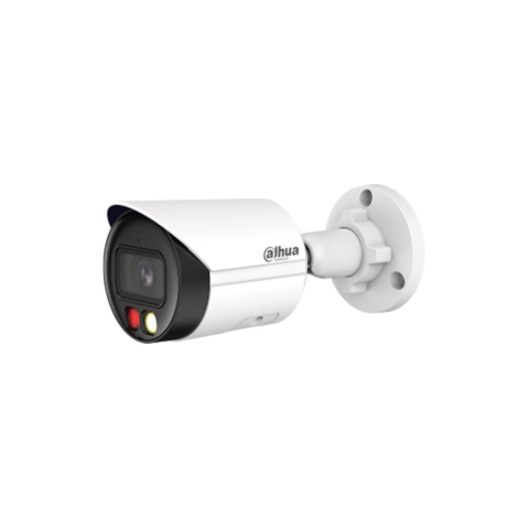 Camere bullet - Camera supraveghere exterior IP cu lumina duala Dahua WizSense IPC-HFW2649S-S-IL, 6 MP, 2.8 mm, IR/Lumina alba 30 m, microfon, slot card, PoE