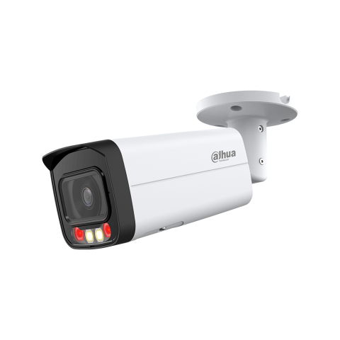 Camere bullet - Camera supraveghere exterior IP Dahua cu iluminare duala WizSense IPC-HFW2449T-AS-IL-0360B, 4 MP, 3.6 mm, lumina alba 50 m, slot card, PoE