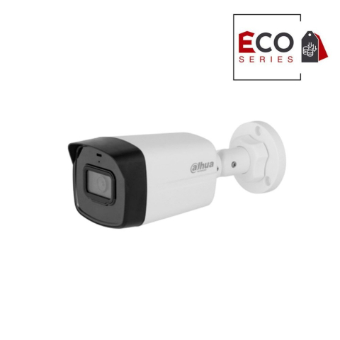 Camere bullet - Camera supraveghere exterior IP Dahua Eco Series IPC-HFW1230TL2-A-0360B, 2 MP, 3.6 mm, IR 30 m, microfon, PoE