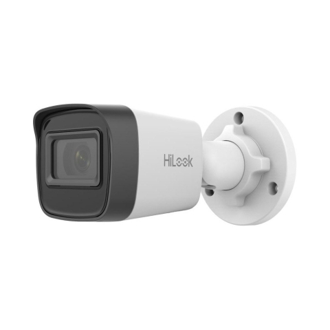Camere bullet - Camera supraveghere exterior IP HikVision HiLook IPC-B141H-C, 4 MP, 2.8 mm, IR 20 m, detectie miscare, PoE