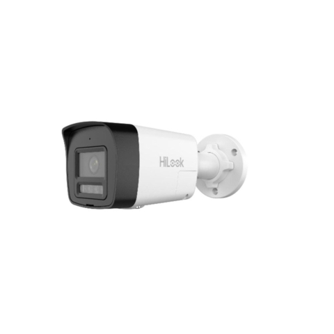 Camere bullet - Camera supraveghere exterior IP Hybrid Light Hikvision Hilook IPC-B140HA-LUF/SL(2.8MM), 4 MP, 2.8 mm, IR/Lumina alba 30 m, microfon si difuzor, slot card, PoE