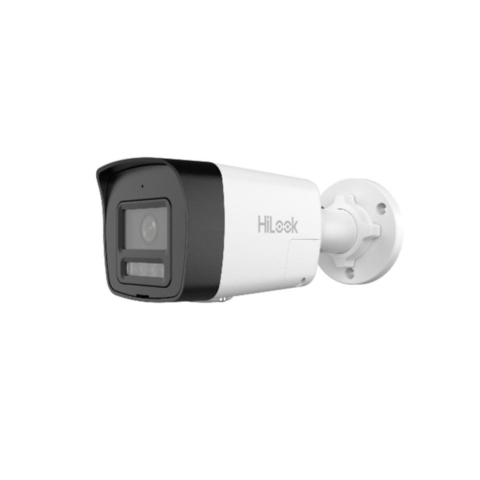 Camere bullet - Camera supraveghere exterior IP Hybrid Light Hikvision Hilook IPC-B180HA-LUF/SL(2.8MM), 8 MP, 2.8 mm, IR/Lumina alba 30 m, microfon si difuzor, slot card, PoE