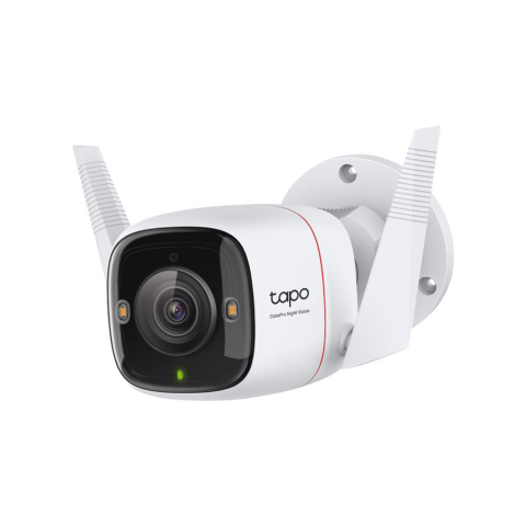 Camere speciale - Camera supraveghere exterior IP wireless TP-LINK ColorPro TAPO C325WB, 4 MP, 4.58 mm, slot card, detectie om/vehicul/animale companie, microfon si difuzor, vizualizare de pe telefon