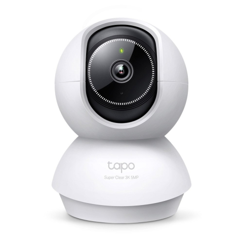 Camere speciale - Camera supraveghere interior IP wireless WiFi PT TP-Link TAPO C230, 5 MP, 4 mm, IR 12 m, slot card, microfon si difuzor, detectie smart, 360 grade