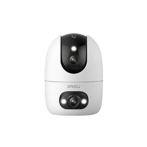 Camere speciale - Camera supraveghere interior wireless WiFi PT cu lentila duala IMOU Ranger 2 Dual, 6 MP, 3.6 mm, dual band 2.4 GHz - 5 GHz, IR 15 m, microfon si difuzor, smart tracking, slot card