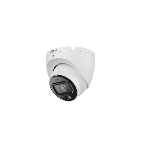 Camere dome - Camera supraveghere IP Dome cu iluminare duala Dahua IPC-HDW1639T-A-IL-0280B-S6, 6 MP, 2.8 mm, IR/lumina calda 30 m, microfon, PoE, detectare miscare