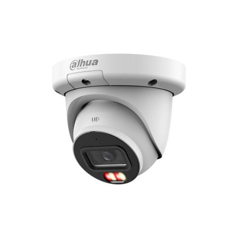 Camere dome - Camera supraveghere IP Dome cu iluminare duala Dahua WizSense AcuPick IPC-HDW3649QM-S-IL, 6MP, 2.8 mm, IR/lumina alba 30 m, microfon, slot card, PoE