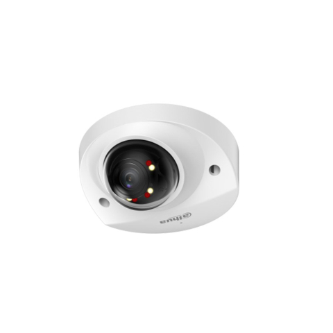 Camere dome - Camera supraveghere IP Dome cu iluminare duala Dahua WizSense IPC-HDBW2249F-AS-IL-0280B, 2 MP, 2.8 mm, IR/lumina calda 30 m, microfon, slot card, PoE, protectie perimetrala