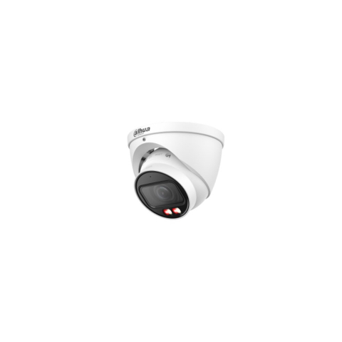 Camere dome - Camera supraveghere IP Dome cu iluminare duala Dahua WizSense IPC-HDW2449T-ZS-IL-27135, 4 MP, 2.7 mm - 13.5 mm motorizata, IR/lumina calda 40 m, microfon, slot card, PoE