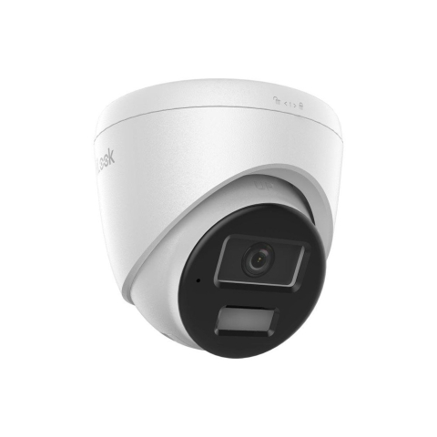 Camere dome - Camera supraveghere IP Dome cu iluminare duala Hikvision HiLook Smart Hybrid Light IPC-T220HA-LUF/SL, 2MP, 2.8 mm, IR/lumina alba 30 m, detectie oameni/vehicule, slot card, microfon si difuzor, PoE