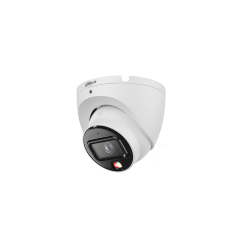 Camere dome - Camera supraveghere IP Dome Dahua Dual Light IPC-HDW1839T-A-IL-0280B-S6, 8 MP, 2.8 mm, lumina duala alba/IR 30 m, microfon, PoE