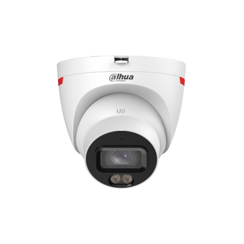 Camere dome - Camera supraveghere IP Dome Dahua WizSense DH-IPC-HDW2249T-S-PRO, 2 MP, 2.8 mm, lumina calda 30 m, microfon, PoE, slot card