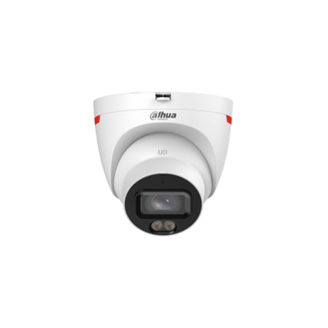 Camere dome - Camera supraveghere IP Dome Dahua WizSense DH-IPC-HDW2649T-S-PRO, 6 MP, 2.8 mm, lumina calda 30 m, microfon, slot card, PoE