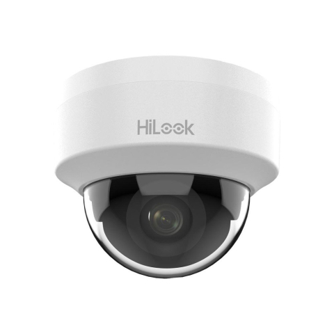 Camere dome - Camera supraveghere IP Dome HikVision HiLook IPC-D121H-C, 2 MP, 2.8 mm, IR 20 m, detectie miscare, PoE