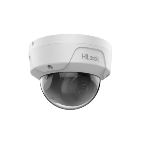 Camere dome - Camera supraveghere IP Dome Hikvision HiLook IPC-D180H(C), 8 MP, 2.8 mm, IR 30 m, PoE