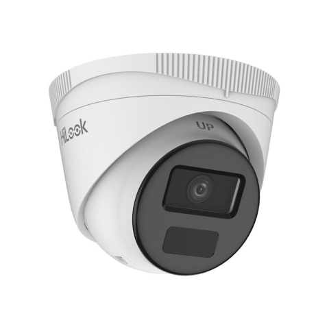 Camere dome - Camera supraveghere IP Dome HikVision HiLook IPC-T241H-C, 4 MP, 2.8 mm, IR 20 m, detectie miscare, PoE