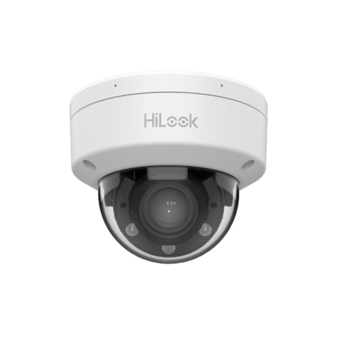 Camere dome - Camera supraveghere IP Dome Hybrid Light Hikvision Hilook IPC-D660HA-LZU(2.8-12MM), 6 MP, 2.8-12 mm, IR/Lumina alba 30 m, microfon, slot card, PoE
