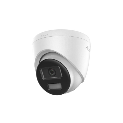 Camere dome - Camera supraveghere IP Dome Hybrid Light Hikvision Hilook IPC-T240HA-LUF/SL(2.8MM), 4 MP, 2.8 mm, IR/Lumina alba 30 m, microfon si difuzor, slot card PoE