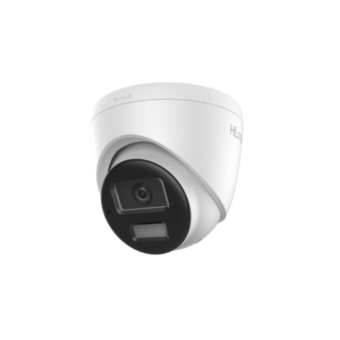 Camere dome - Camera supraveghere IP Dome Hybrid Light Hikvision Hilook IPC-T260HA-LUF/SL(2.8MM), 6 MP, 2.8 mm, IR/Lumina alba 30 m, microfon si difuzor, slot card, PoE