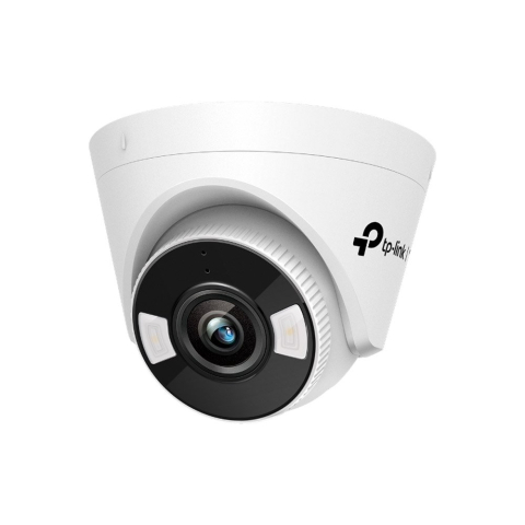 Camere dome - Camera supraveghere IP Dome TP-Link Full Color VIGI C450(4MM), 5 MP, 4 mm, IR/Lumina alba 30 m, slot card, microfon si difuzor, vizualizare pe telefon