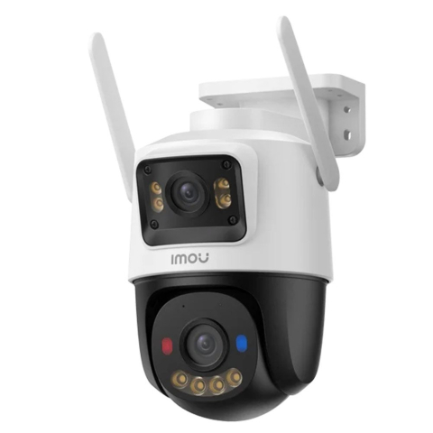 Supraveghere Video - Camera supraveghere IP exterior 4G cu lentila duala Imou Cruiser Dual 2C PT Full-Color IPC-S7XCP-6M1TED-EU, 3+3 MP, 3.6 mm, IR/lumina alba 30 m, microfon si difuzor, slot card, auto smart tracking, si