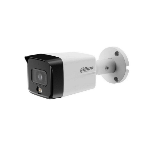 Camere bullet - Camera supraveghere IP exterior cu iluminare duala Dahua Smart Dual Light IPC-HFW1639TC-A-IL-0280B-S6, 6 MP, 2.8 mm, IR/lumina alba 30 m, detectie/clasificare om, vizualizare de pe telefon, microfon,