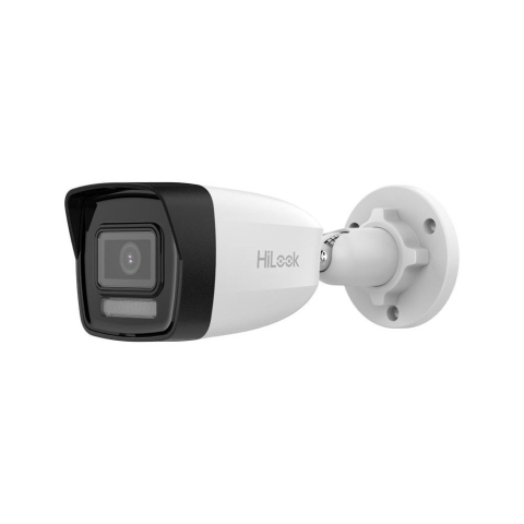 Camere bullet - Camera supraveghere IP exterior cu iluminare duala Hikvision HiLook Smart Hybrid Light IPC-B420HA-LU, 2 MP, 4 mm, IR / lumina alba 50 m, microfon, detectie persoane/vehicule, PoE