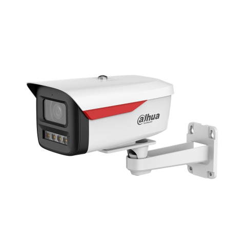 Camere bullet - Camera supraveghere IP exterior Dahua IPC-HFW2449-M-S-B-PRO, 4 MP, 3.6 mm, lumina alba 50 m, slot card, microfon, PoE