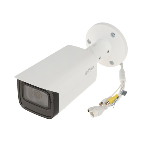 Camere bullet - Camera supraveghere IP exterior Dahua WizMind IPC-HFW5541T-ASE-0280B-S3, 5 MP, 2.8 mm, IR 80 m, slot card, PoE