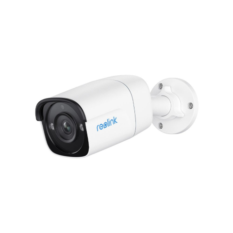 Camere bullet - Camera supraveghere IP exterior Reolink RLC-510A P320, 5 MP, IR 30 m, 4 mm, slot card, detectie oameni/vehicule, microfon, PoE